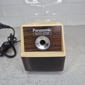 Panasonic Pencil Sharpener Auto-Stop KP-100 Beige‎ Brown
